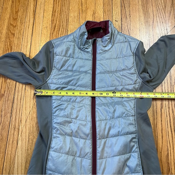 Oakley Small Women Full Zip Gray Packable Puffer Coat Jacket - Picture 4 of 8